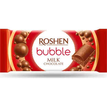 Čokoláda Roshen Bubble Milk 80g (Kartonové balení : 20 ks)