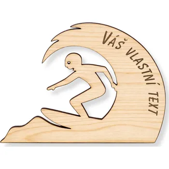 Zahradní dekorace GRAVENO Socha „Na vlně života“ - vlastní text