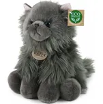 Plyšová kočka perská dlouhosrstá modrá 30 cm ECO-FRIENDLY (věk: 0+)