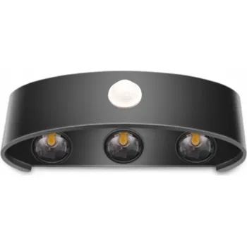 Nástěnné svítidlo Nástěnné svítidlo XPart černé, integrovaný LED zdroj 6 W