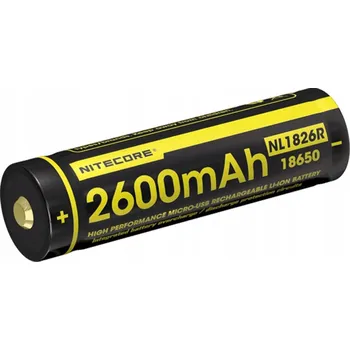 Článková baterie Nabíjecí Baterie Nitecore 18650 2600mAh Li-ion 1 ks