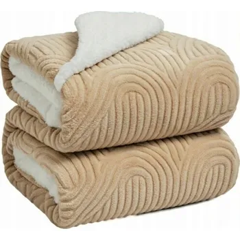 deka Teplá silná deka 200*230 svetřík beránek oboustranná šedá