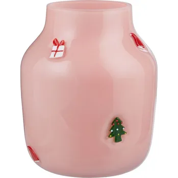 Váza Butlers X-MAS Váza 17 cm - růžová