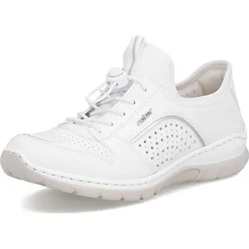 Dámské polobotky Dámské polobotky RIEKER L3293-81 bílá S6 37