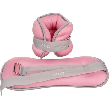 Zátěžové oblečení WFS 2000 sada závaží na zápěstí a kotníky růžová balení 1 pár