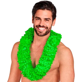 Karnevalový kostým Widmann Hustý havajský věnec zelený