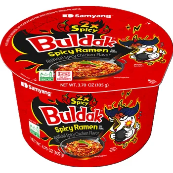 Samyang Buldak 2x pálivý kuřecí Ramen Big Bowl 105g