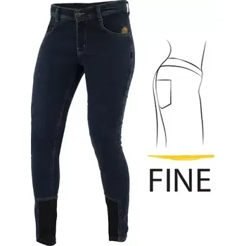 Moto kalhoty Dámské džíny na motorku Trilobite Allshape fine fit blue vel. 38