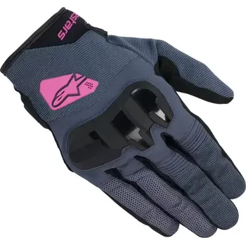 Moto rukavice Dámské rukavice 2025 Alpinestars Chrome asphalt/black/purple