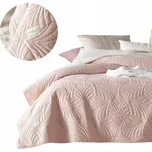 Přehoz na postel Room99 polyester 200 cm x 220 cm růžový