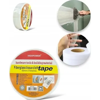 Sklolaminátová páska bílá 50mm x 75m 1 ks