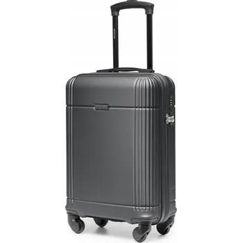 PUCCINI Kabinový Kufr Cestovní na Kolečkách Tvrdý ABS Černý ABS029C-1