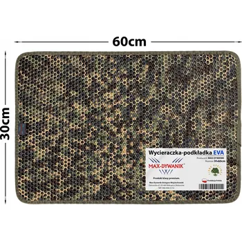 Gumová rohožka, hotová, 37 x 55 cm