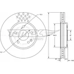 Tomex TX 74-09 Brzdový kotouč
