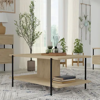 Konferenční stolek BIM Konferenční stolek DRAGONFLY 110 cm, dub cremona