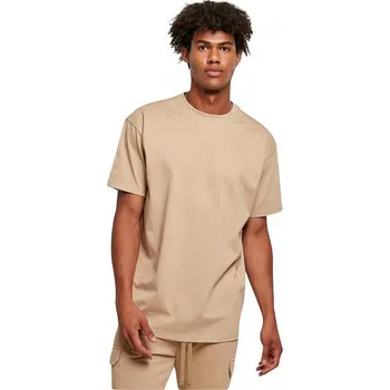 Teplé pánské bavlněné oversize triko Urban Classics Barva: béžová union, Velikost: XS