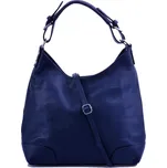 Dámská kožená kabelka 5375 tmavě modrá, MAXFLY