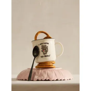 Sinsay - Keramický hrnek s motivem kočky - černá - 184HZ-99P - 184HZ-99P-ONE