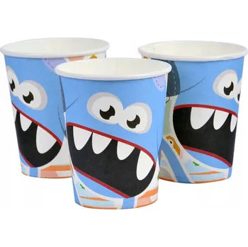 Party nádobí Hrnky Kelímky motivem Příšerky s.r.o., 8 ks