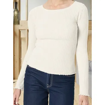 Dámská halenka Sinsay - Halenka s&nbsp;dlouhými rukávy - krémová - 478EU-01X - 478EU-01X-XL