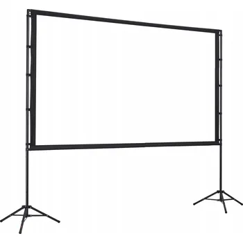 Projekční technika Projekční plátno 100 palců se stativem 16:9 4K pro domácí kino i venkovní použití