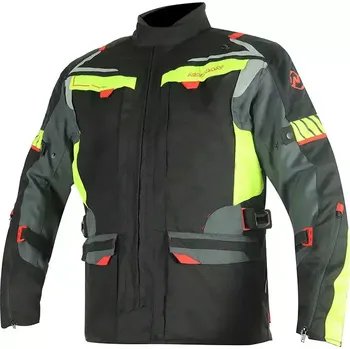Moto bunda Bunda na moto Nazran Moritz 2.0 black/grey/fluo