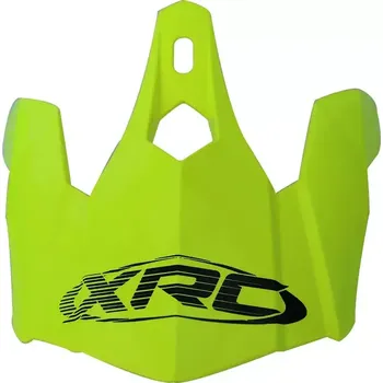 Helma na motorku Kšilt XRC MX peak yellow yellow fluo