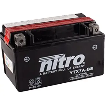Motobaterie Nitro NTX7A-BS-N