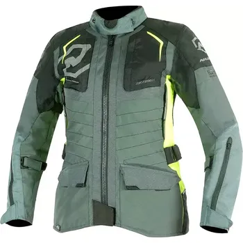 Moto bunda Dámská bunda Nazran Puccino black/fluo Tech-air compatible