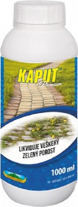 KAPUT likvidátor všeho zeleného porostu 1000ml/6 koncentrát