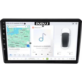 Autorádio AUTORÁDIO S CARPLAY ANDROID AUTO pro CHEVROLET AVEO 2006-2011 QLED 4/64GB