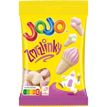 Bonbon JoJo Zmrzliny 80g (Kartonové balení : 32 ks)