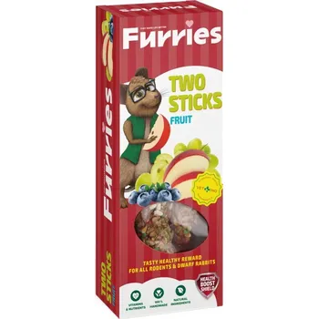 Krmivo pro hlodavce Furries Stick Ovoce 2x60g