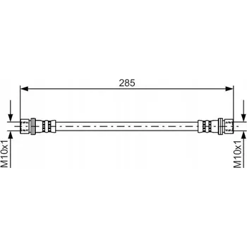 Brzdová hadice Bosch 1 987 481 412 Brzdová hadice, flexibilní