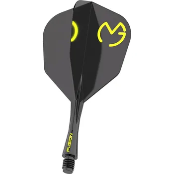 Příslušenství pro šipky Násadky Winmau Fusion MVG n06 černé krátké 3 ks