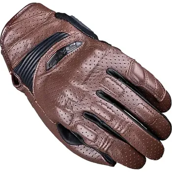 Moto oblečení Rukavice na motorku Five hnědé vel. L