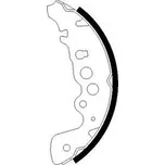 Sada brzdových čelistí HELLA H9125N