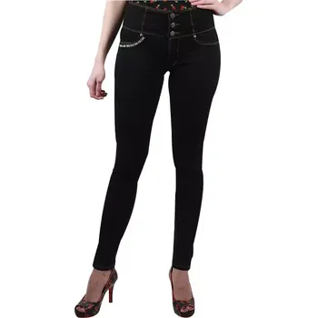 Dámské džíny Dámské džíny Rusty Pistons RPTRW21 ALMA black