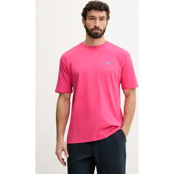 Pánské tričko Guess mužské bavlněné F6GI11.K8HM4 růžová 43X, vel. L