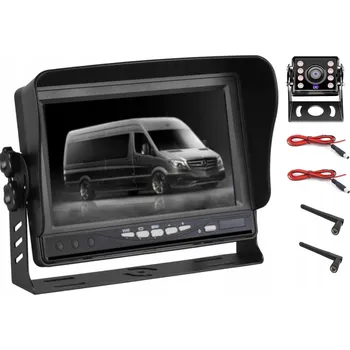 IP kamera MONITOR COUVACÍ KAMERA 8 LED PRO AUTOBUS, TIR, DOSAH AŽ 50 METRŮ