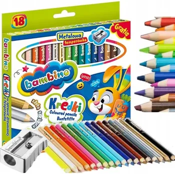 Pastelka Pastelky Bambino 18 ks