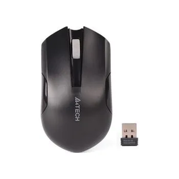 A4TECH G3-200NS, V-Track, bezdrátová optická myš, 2.4GHz, 10m dosah, tichá bez klikání, če (G3-200NS)