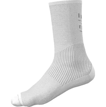 Pánské ponožky ALÉ Cyklistické ponožky klasické - SAUVAGE - bílá 44-47