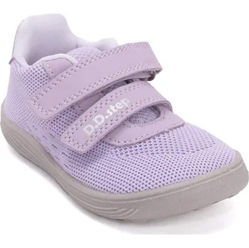 Dívčí tenisky D.D.step barefoot dětské textilní tenisky F093-61936D fialové Velikost: 23