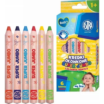 Pastelka Pastelky JUMBO 6 barev Baby+1 ASTRA