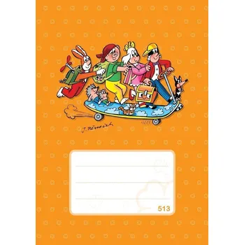 Set školních potřeb Školní sešit Čtyřlístek 513 - linkovaný A5 / 10 listů