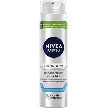 NIVEA MEN SILVER PROTECT Gel na holení antibakteriální 200 Ml