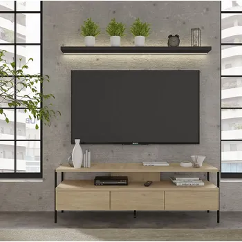 Televizní stolek BIM Televizní stolek DRAGONFLY 150 cm, dub cremona