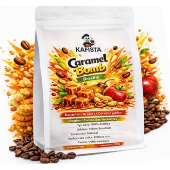 Káva Kafista Kafista: Caramel Bomb – Brazílie (Karamel, Sušenky & Jablko) - praženo na filtr