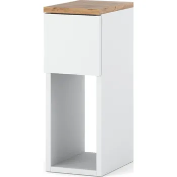 Noční stolek Noční stolek Stiv-Meble bílý 1 šuplík skandinávský styl 20x30x55 cm